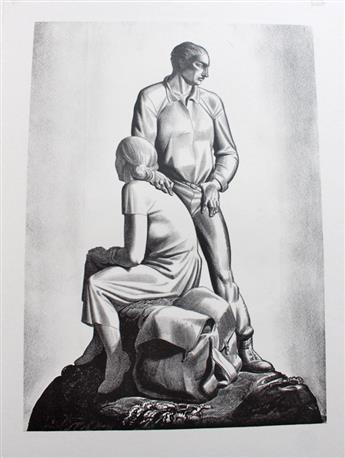 ROCKWELL KENT Two lithographs.